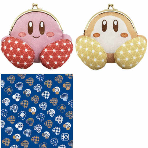 ensky星之卡比Kirby瓦豆鲁迪和风系列 零钱包
