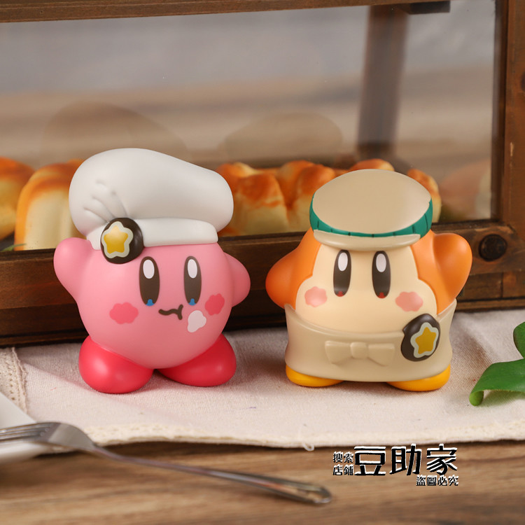 星之卡比Cafe咖啡厅KirbyCafe限定厨师Kirby瓦豆鲁迪PVC软胶