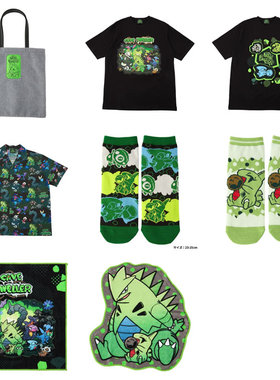 宝可梦中心可CAVE DWELLER系列托特包T恤衬衫短袜擦手巾 幼基拉斯