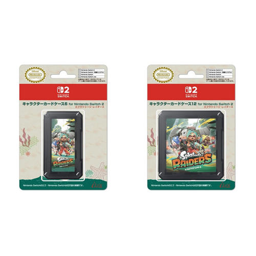 i-Lex斯普拉遁͏涂击队Switch 2专用游戏卡带收纳盒 6格 12格