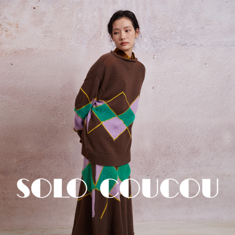 羊毛毛衣新款休闲文艺圆领宽松