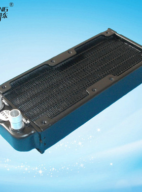 60120水排PL260A水冷散热器散热铝排水冷排液冷排双60风扇铝排