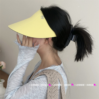 无痕防晒帽女户外防紫外线