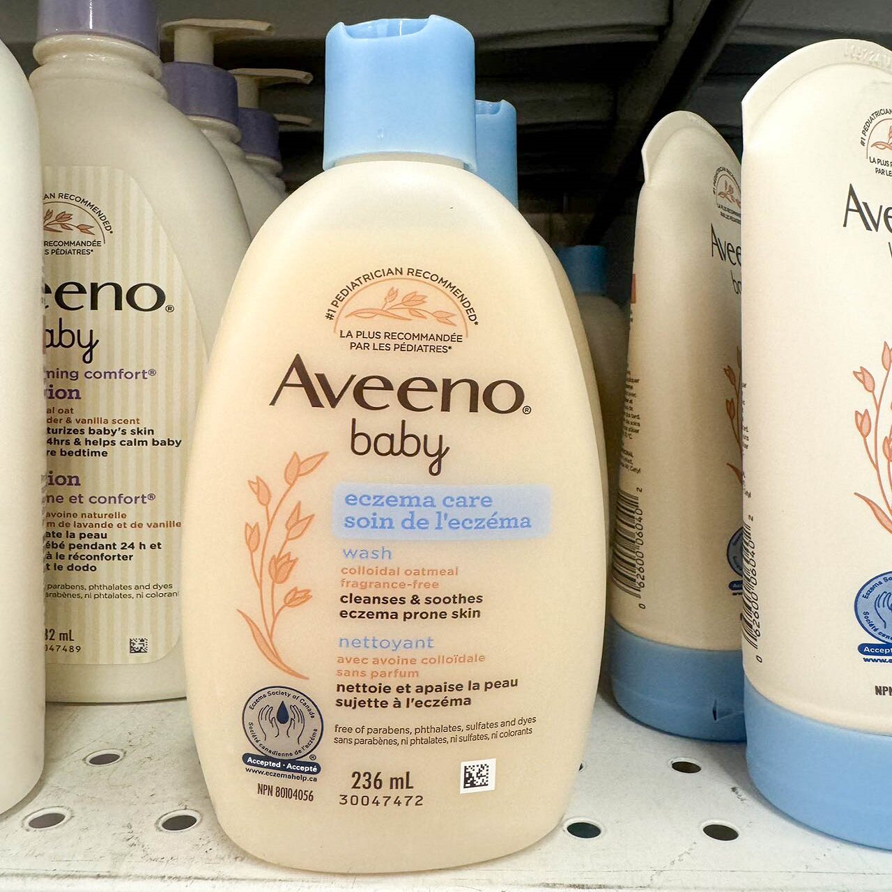 加拿大AVEENO BABY艾维诺宝宝Eczama Care sz沐浴露236ml