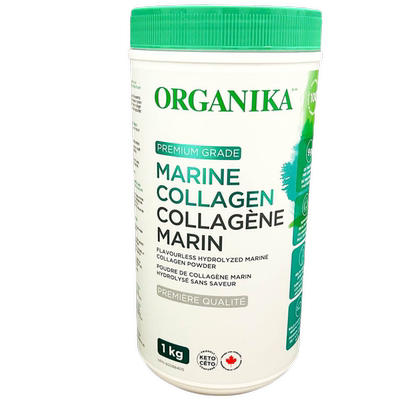 加拿大原装ORGANIKA增强型胶原蛋白肽粉1kgs水解野生鱼皮