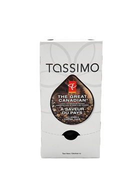 加拿大TASSIMO胶囊咖啡PC总统之选轻中度烘焙7粒试用装