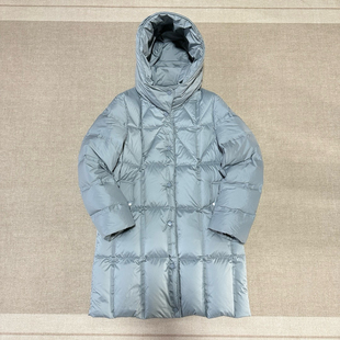 羽绒服女冬修身加厚韩版中长款白鹅绒2025年新款过膝超轻收腰通勤