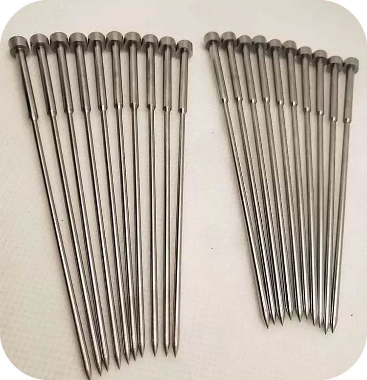 SKD-61全硬模具镶针订做1*5*6*160*300 2支 45/支扁顶针司筒推管