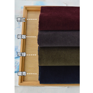 JP高端双织28条厚棉弹仿平绒布料 秋冬手工DIY外套裤子灯芯绒面料