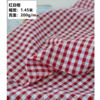 Красная и белая средняя сетка (весь хлопок)