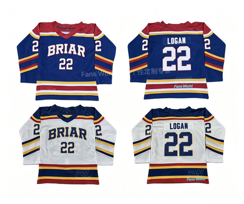 重工刺绣复刻校园之外洛根球衣Off Campus Briar Logan Jerseys