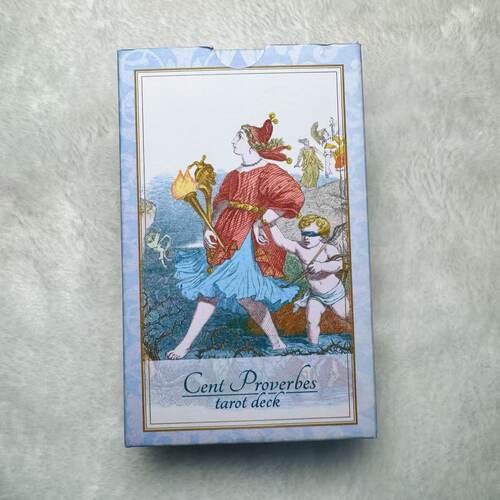 正版百日谚语塔罗牌进口小众桌游卡罗牌Gent   Proverbes tarot