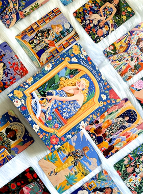 正版进口奇遇塔罗牌Wonderstuck Tarot韦特系高颜值女性罗牌塔