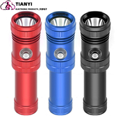 白激光潜水手电21700防水电筒赶海水下打捞照明铝合金潜水灯 聚光