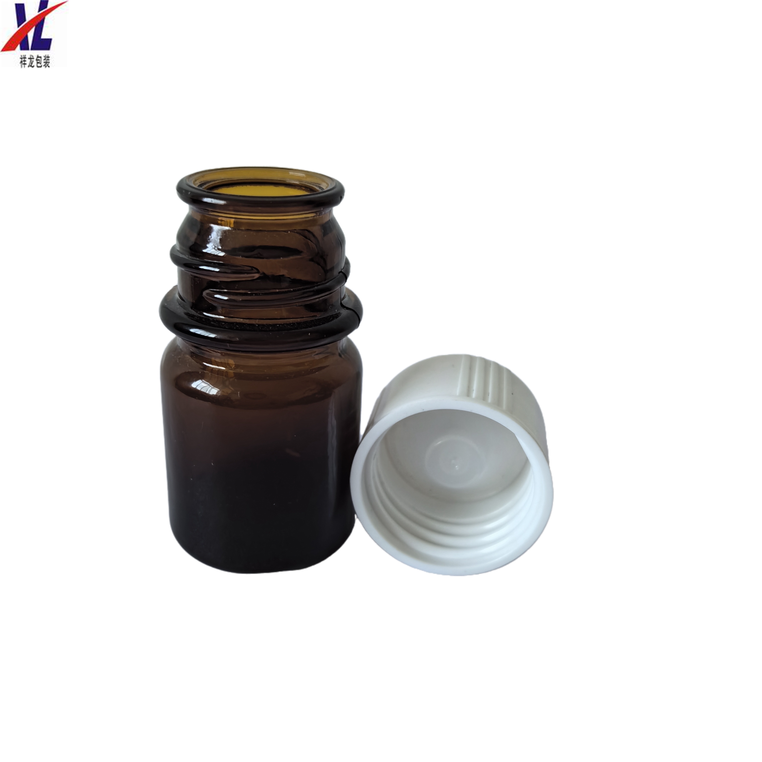 祥龙15ml棕色香精香料分装喇叭口
