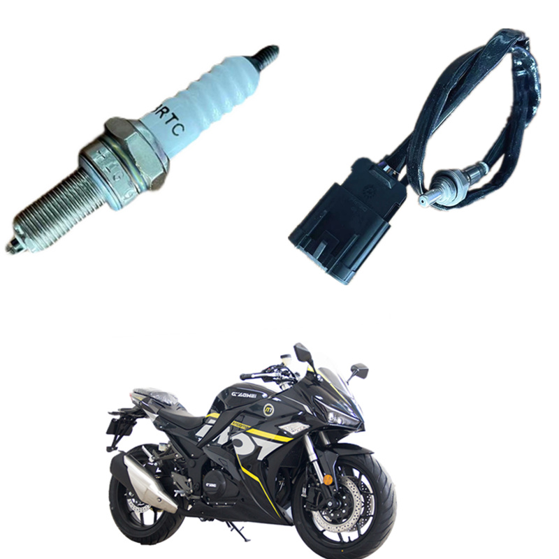 诺玛魅影255S摩托车氧传感器跑车改装配件国产诺马双缸机车火花塞