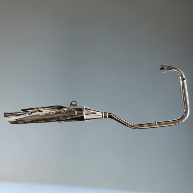 迅龙喜力风暴太子摩托车XL200-2S排气管配件复古机车消声器出气口