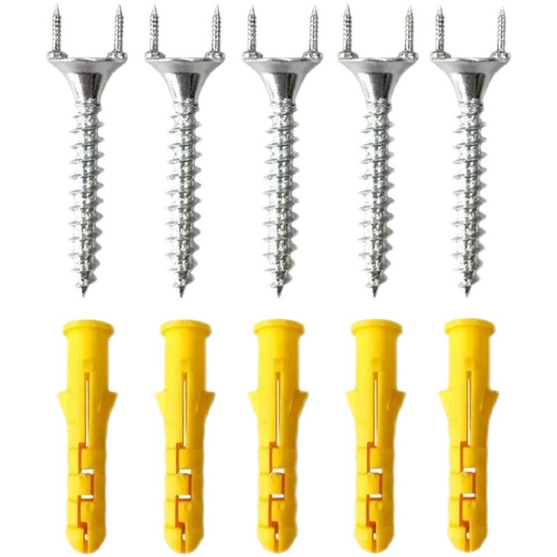 羊角钉无眼无痕免胶钉双向固定y型隐藏螺钉踢脚线钉子安装工具