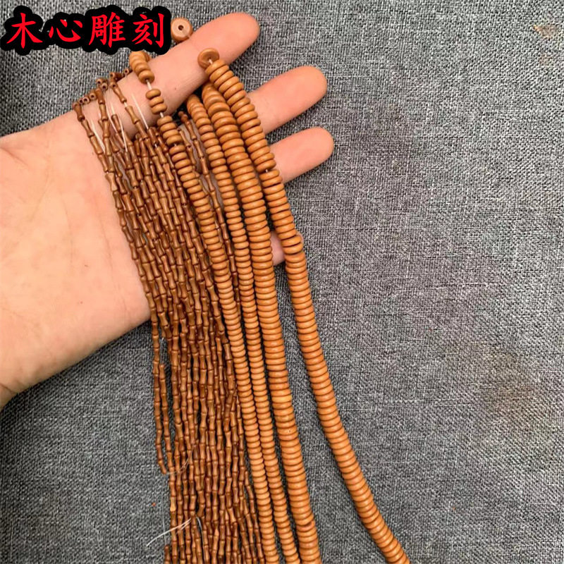 橄榄核竹节雕刻橄榄0.6 0.8隔片垫片DIY配饰配发