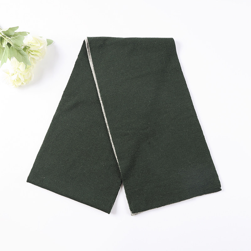 1104[MADE BY MAOJIA]양면 자카드 라지 라벨 스카프[무료 배송 없음]