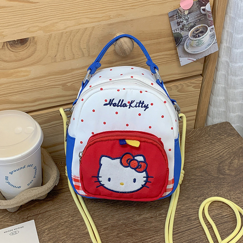 可爱凯蒂猫双肩包女童单肩斜挎包