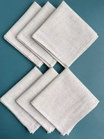 【 Special Offer 】27cm Cotton and linen small napkins, bread towels, traditional European home dinner Daliy thumbnail 5