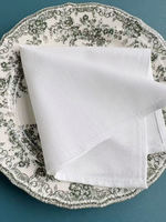 【 Special Offer 】27cm Cotton and linen small napkins, bread towels, traditional European home dinner Daliy thumbnail 6