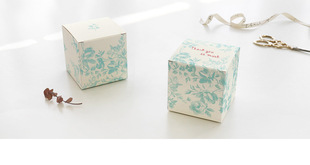 25个ins风精美花纹小盒子曲奇饼干玛德琳常温蛋糕一口酥青团包装