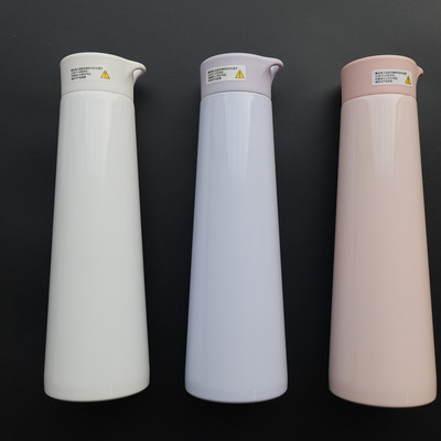 内销单高颜值烤漆女生儿童保温杯双层304不锈钢冬季保暖有茶漏