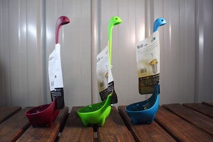 以色列单尼斯湖水怪汤勺 巨型漏勺 可站立尼龙丝大号汤勺古怪新奇