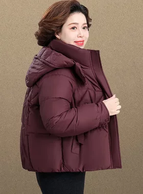 2026新款加厚连帽保暖妈妈棉服