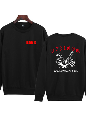 刘聪Key.L圆领卫衣男女乐队邦BANG 19ss0731CSC摇滚音乐秋冬长袖