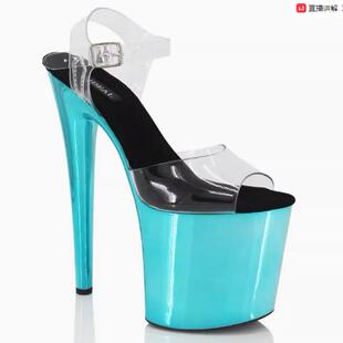 现货特价 IDEAL MA 20厘米高跟鞋钢管舞凉鞋模特演出走秀鞋图片款