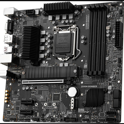 冲新 微星Z590M BOMBER爆破弹 Z590M小版 支持10 11代CPU质保一年