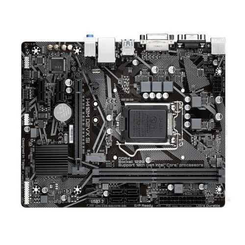 冲新 技嘉H410M D2VX SI H410M主板 支持10代CPU DDR4内存 保一年