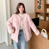 现货!90绒 浅粉色羽绒小香外套 B260-3710-P255K358,女装羽绒服,芭图娜,浙宝-网红风 现货!90绒 浅粉色羽绒小香外套 B260-3710-P255K358,女装羽绒服,芭图娜,浙宝-网红风