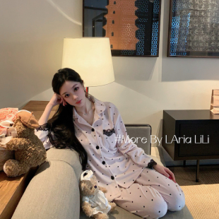 高级感冬季 2025新款 加厚家居服 海岛绒睡衣女秋冬款 LAria珍妮小姐