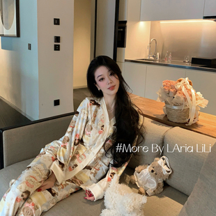 高级感冬季 2025新款 海岛绒加厚家居服 睡衣女秋冬款 LAria软萌小狗