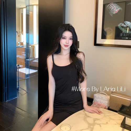 LAria嗲欲娇妻 性感莫代尔吊带睡裙2025新款睡衣带胸垫纯欲家居服