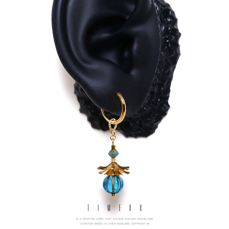 TIMEXX小众原创捷克珠手作耳环