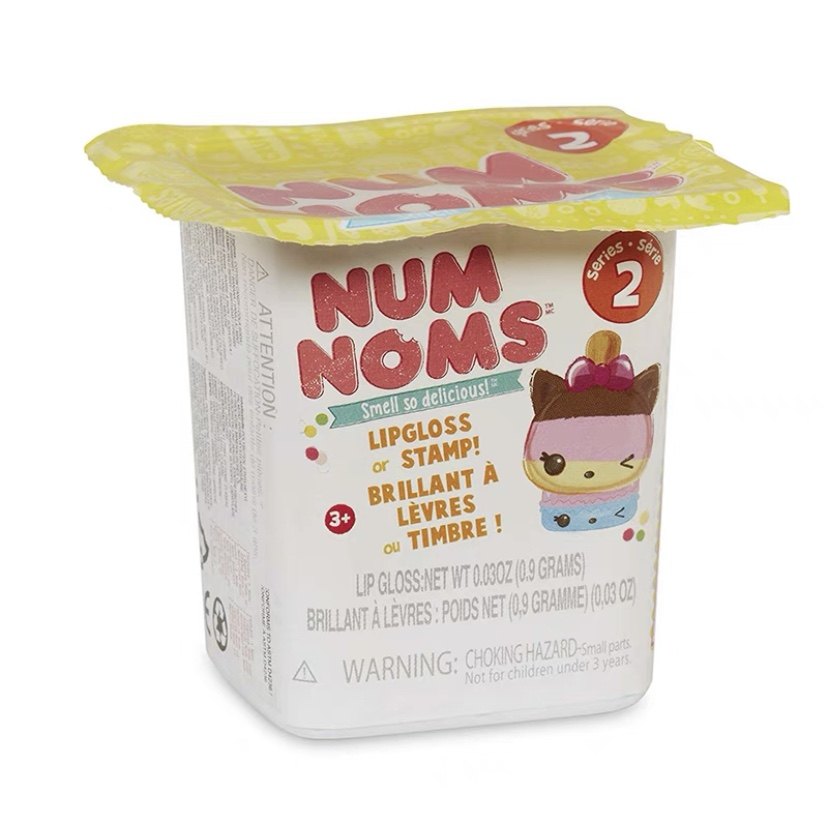 NUM NOMS 스파클 스쿠프 향기로운  아이스크림 컵 립글로스 어린이 장난감 도시락 블라인드 박스