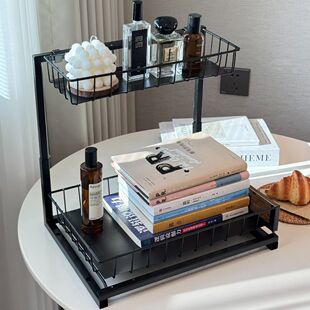 外贸收纳 置物架2个黑色一箱 25*27 高度可调节 27-35之间