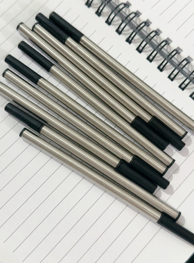 中性笔笔芯10支 黑色0.5 速干