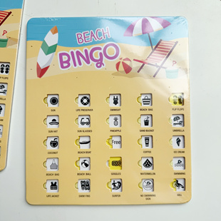 外贸儿童bingo 宾果游戏 包邮 067 桌游英文学习满50元 六一礼物