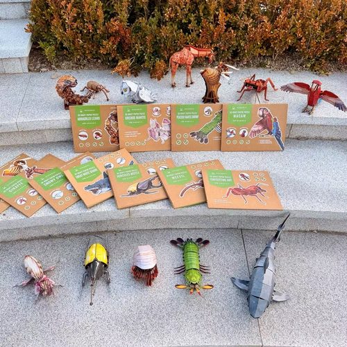 超级好物 外网29.99美刀的立体拼图 儿童益智类手工玩具一盒12-1