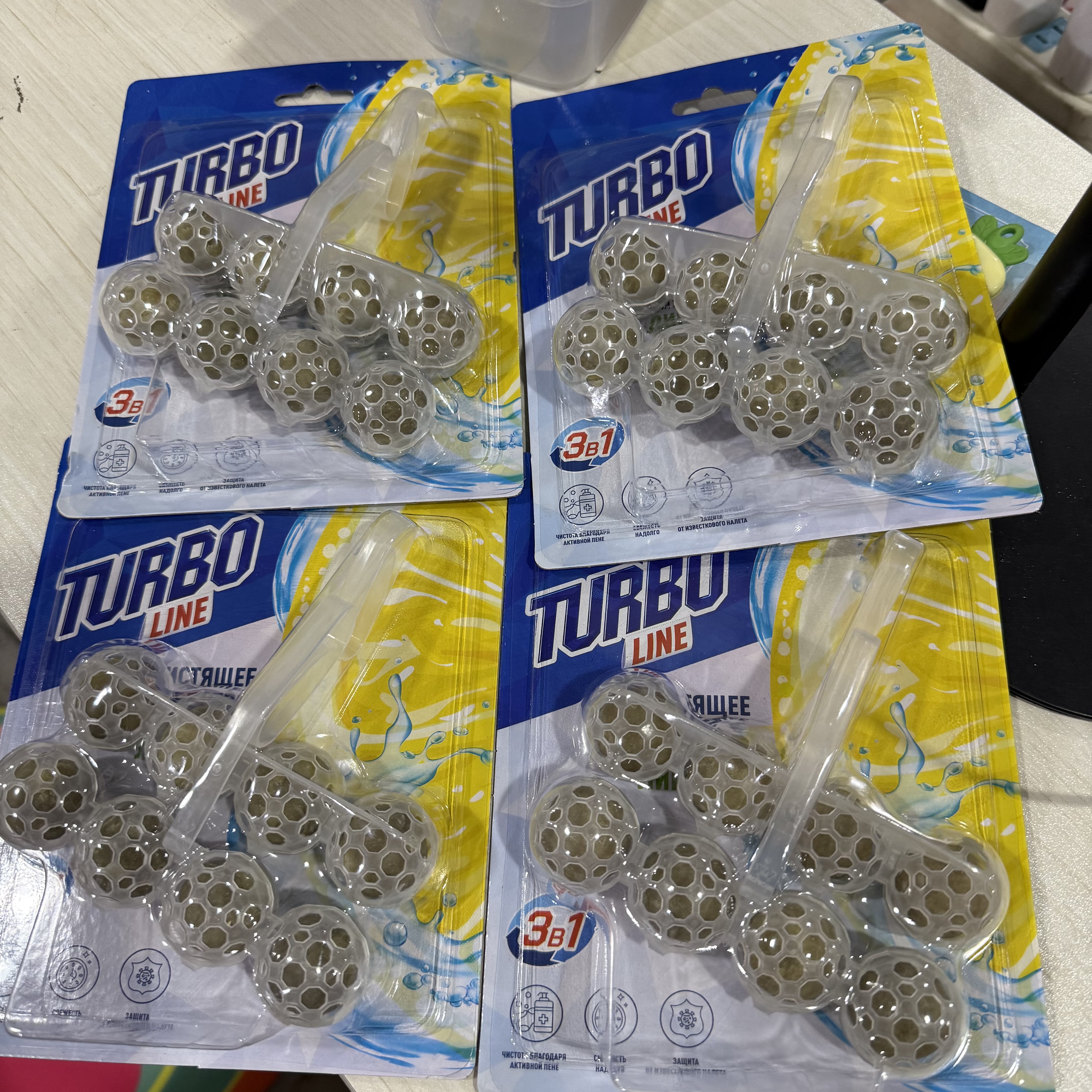 外贸洁厕球 清洁芳香除污4卡8挂 一挂能冲250次