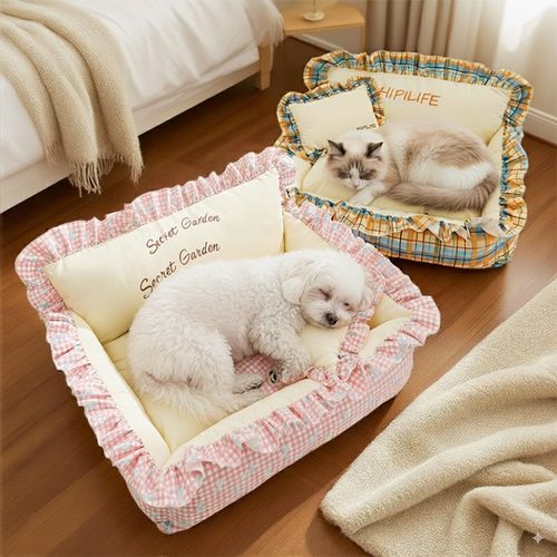 25年新款猫窝冬季保暖可拆洗狗窝四季通用猫咪沙发床宠物窝用品
