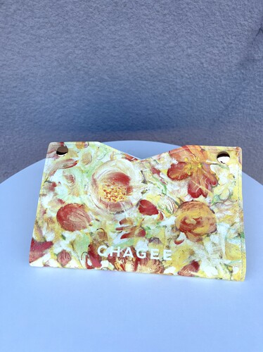 霸王茶姬CHAGEE联名款万象春和纸巾盒 油画风花色 实物拍摄