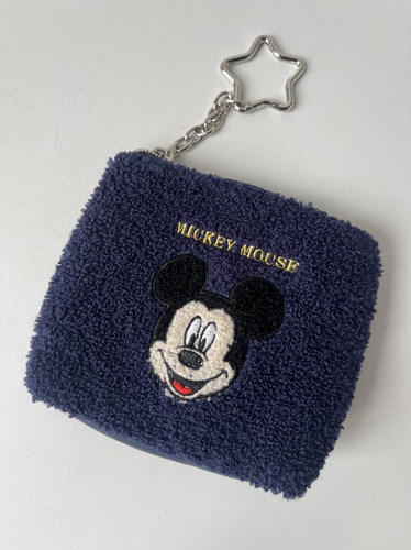日单孤品mickey mouse米老鼠小收纳包零钱包学生卡包耳机包口红包