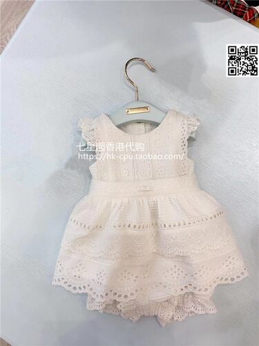 夏甜美公主衣服婴儿满月服女比熊